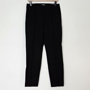 Banana Republic Ponte Knit Pull On Ankle Pants Womens M Black